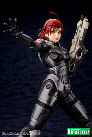 Illustration for article titled Japanese FemShep Statue is Surprisingly Unsexy